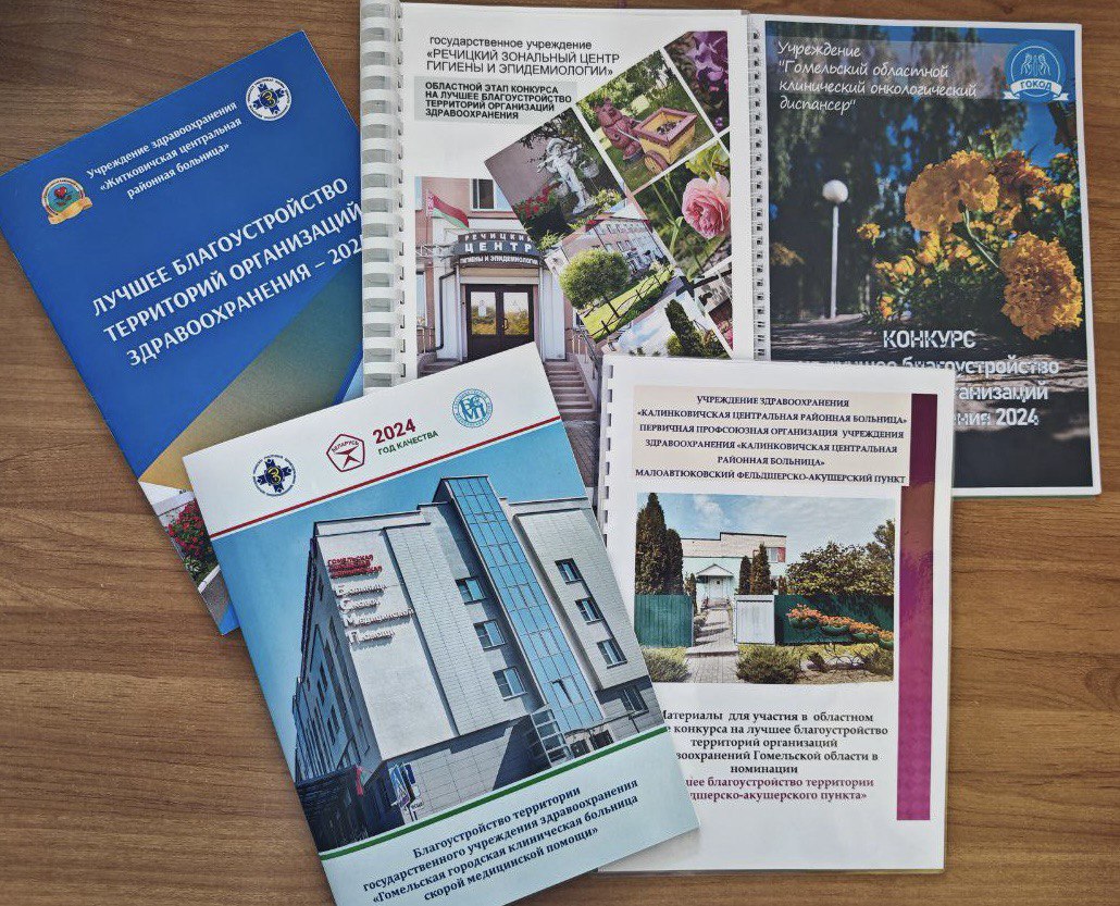 Конкурс на лучшее благоустройство территорий организаций здравоохранения прошел в Гомельской области